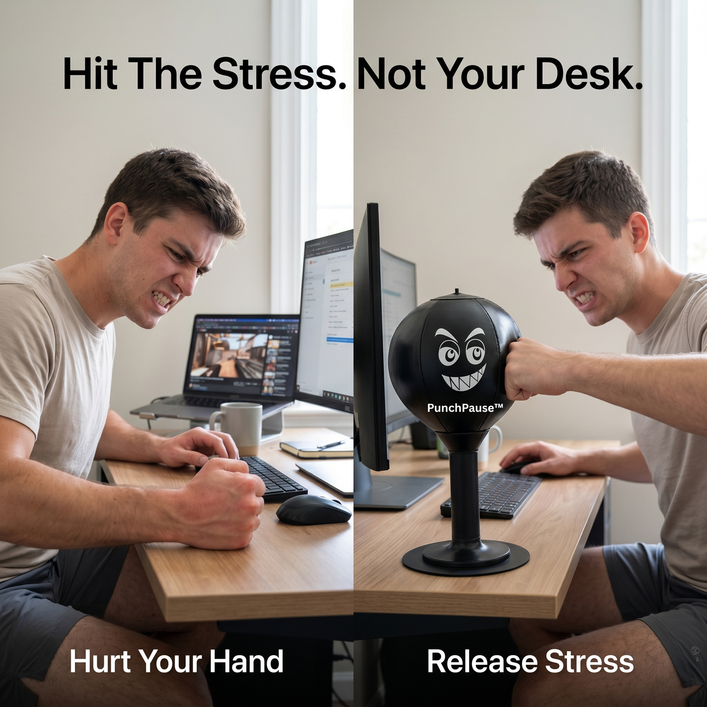 PunchPause™ Desktop Stress Buster