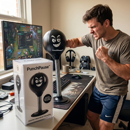 PunchPause™ Desktop Stress Buster