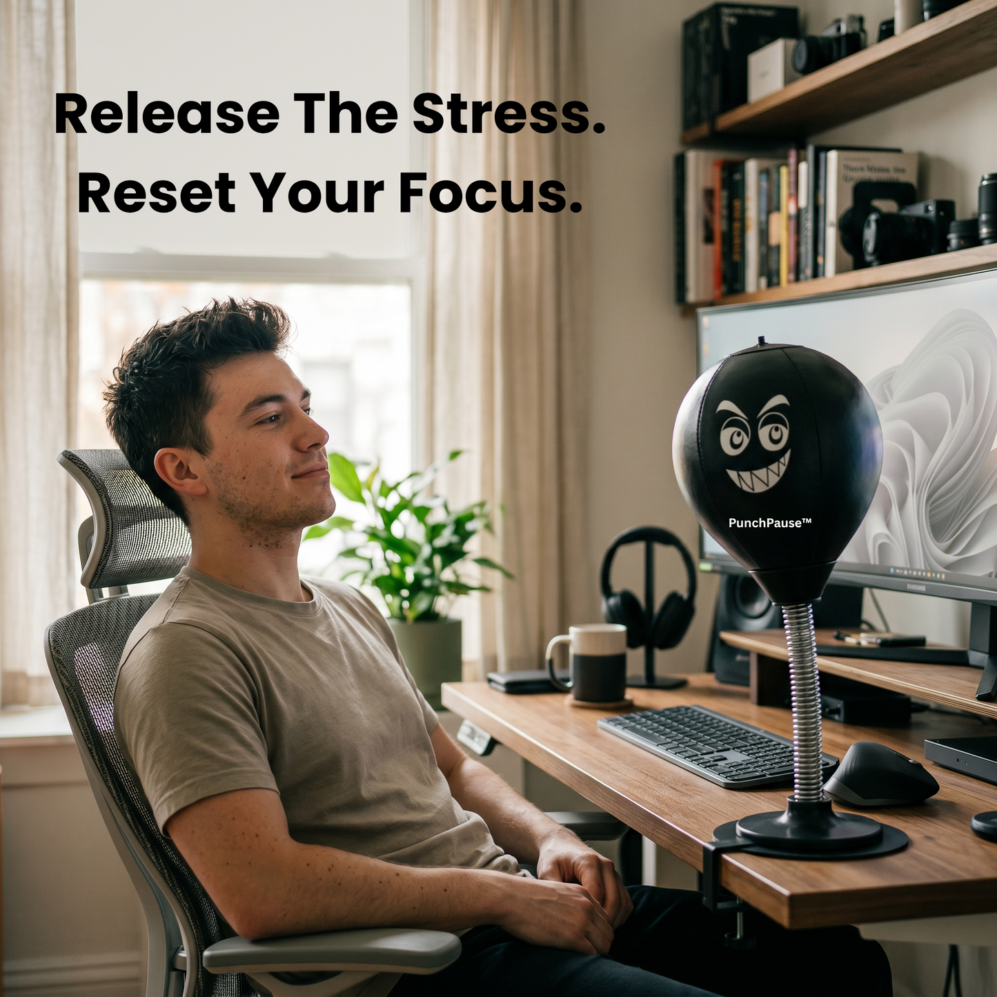 PunchPause™ Desktop Stress Buster