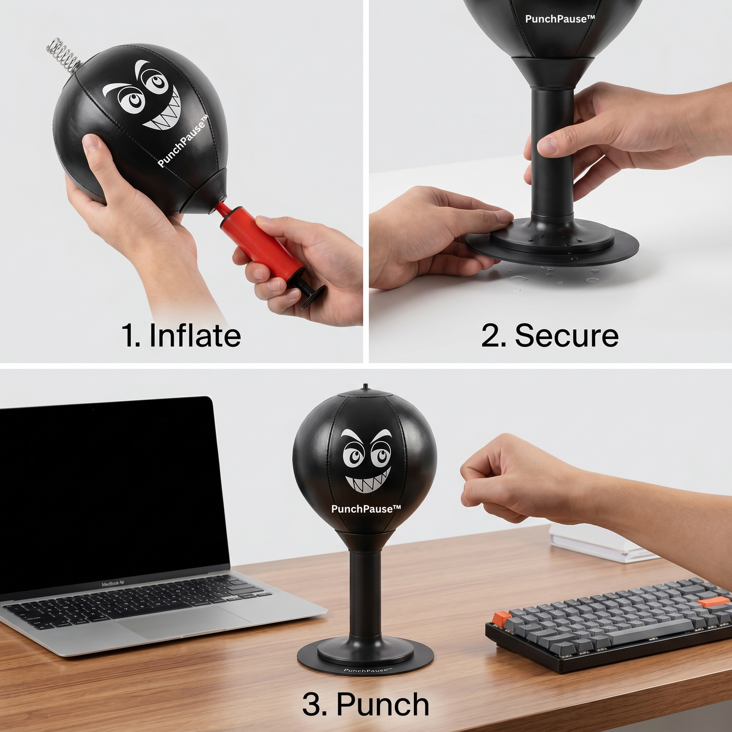 PunchPause™ Desktop Stress Buster