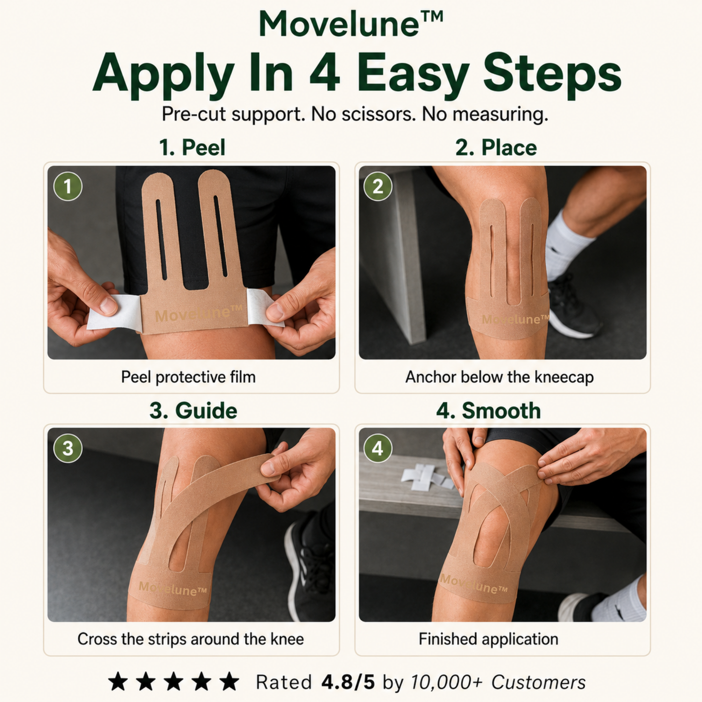 Movelune™ Flexible Knee Support