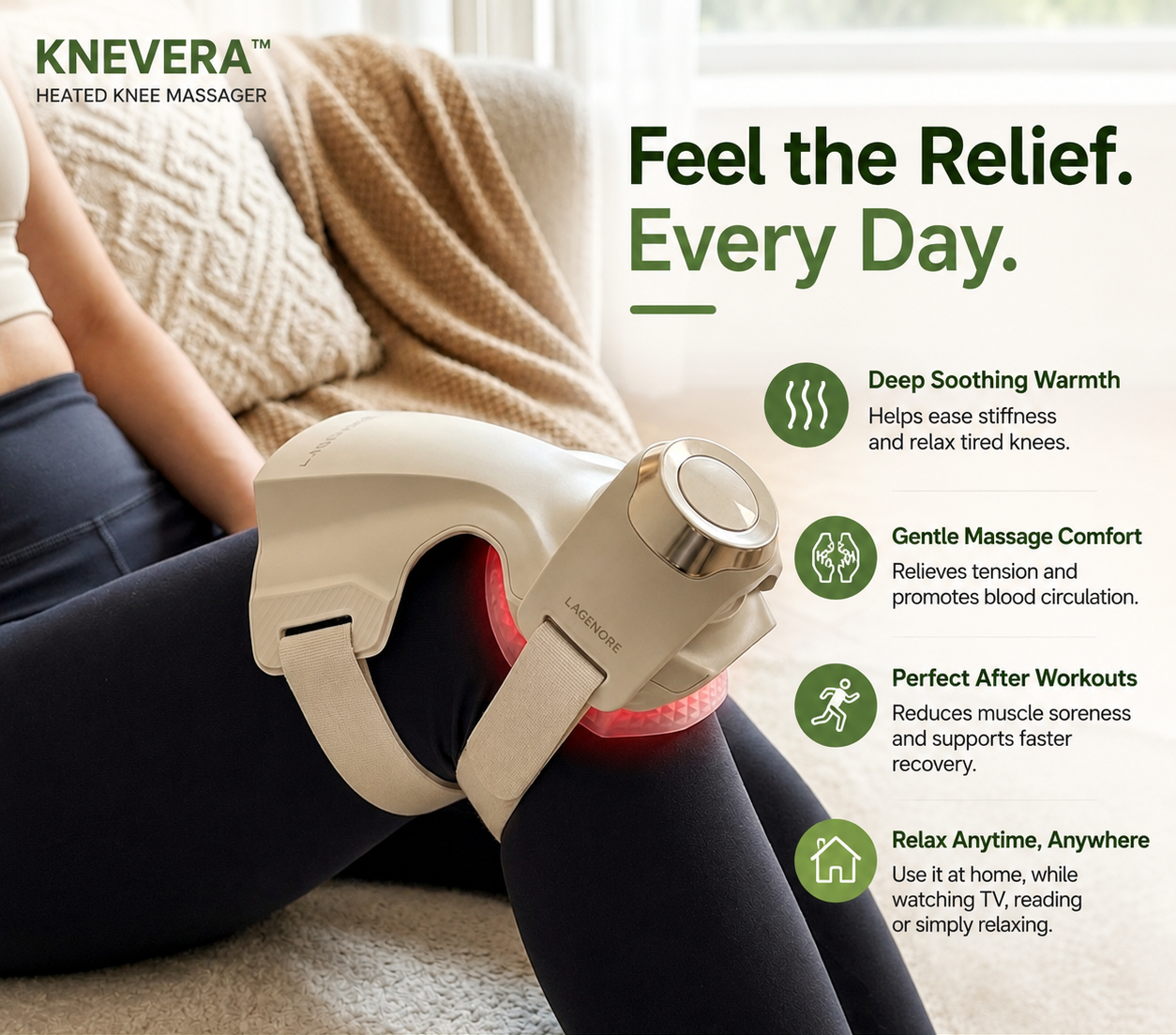 Knevera™ Heated Knee Massager