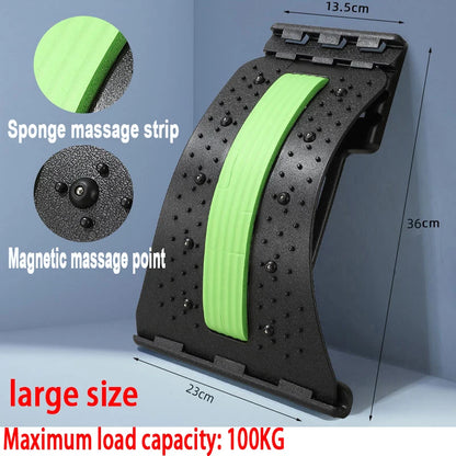 Lumbar Stretcher Device for Lower Back Pain Lower Device for Back Opening Yoga Spine Correction Pillow for Back Chiropractic YBA