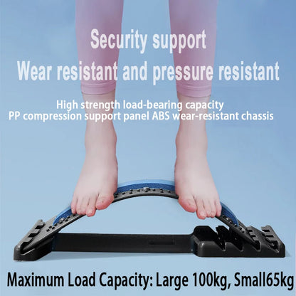 Lumbar Stretcher Device for Lower Back Pain Lower Device for Back Opening Yoga Spine Correction Pillow for Back Chiropractic YBA