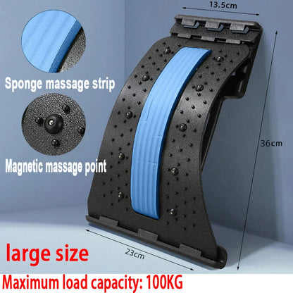 Lumbar Stretcher Device for Lower Back Pain Lower Device for Back Opening Yoga Spine Correction Pillow for Back Chiropractic YBA