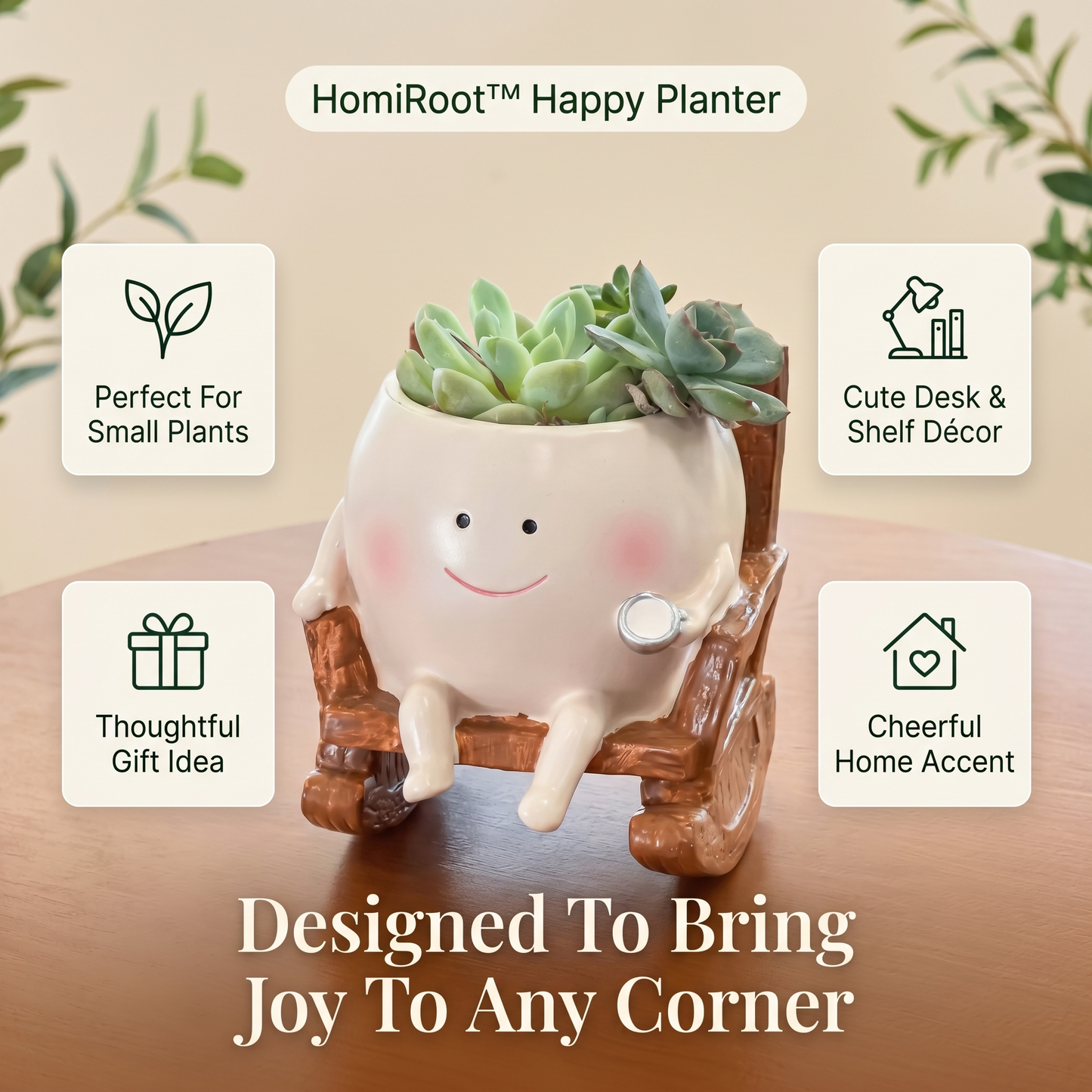 HomiRoot™ Happy Planter